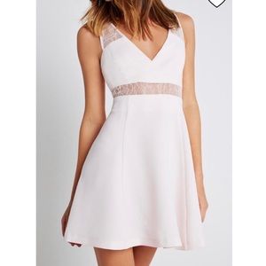 BCBGeneration Flirty Cocktail Dress in Pink Dove